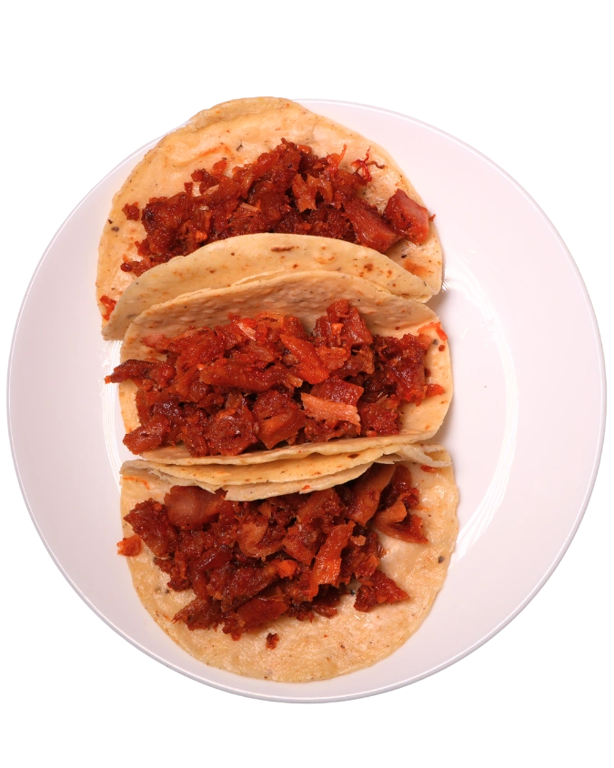 Tacos preparados con productos Dilusa